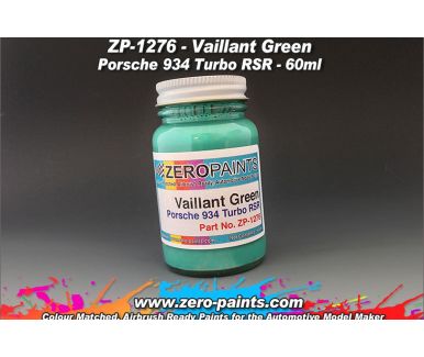 Vaillant Green Paint Porsche 934 Turbo RSR - 60ml - Zero Paints - ZP-1276