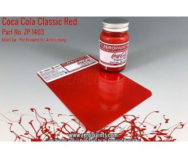 Coca Cola Classic Red Paint 60ml - Zero Paints - ZP-1403
