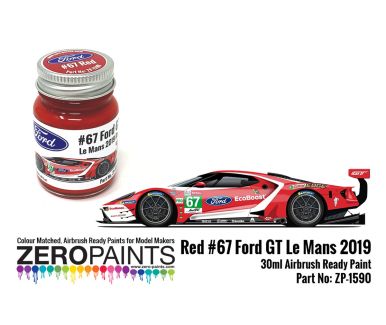 Ford GT #67 Le Mans 2019 Red Paint 30ml - Zero Paints - ZP-1590