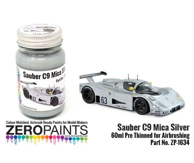 Sauber C9 Mica Silver Paint 60ml - Zero Paints - ZP-1634
