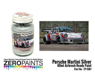 Porsche 911 Martini Silver Paint 1x60ml  - Zero Paints - ZP-1587