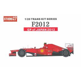 【1/20】STUDIO27 フェラーリ F2012 ジャパンGP 2012 studio27-tk2050-ferrari-f2012-